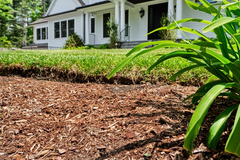 Brown Mulch Installation in Honolulu, HI